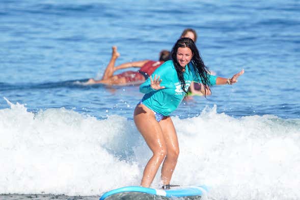 Curso de surf en Sayulita