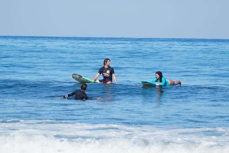 Profitez du cours de surf