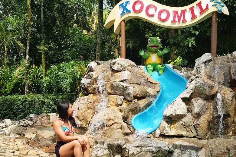 Xocomil, famoso por sus emocionantes toboganes
