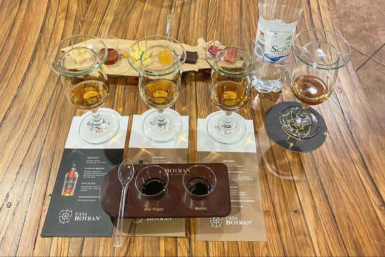 Listos para la cata de ron