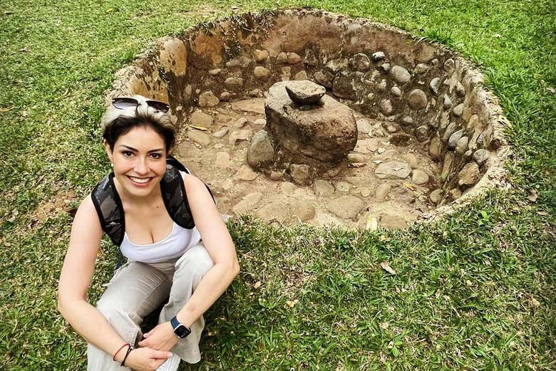 Disfrutando de un recorrido arqueológico