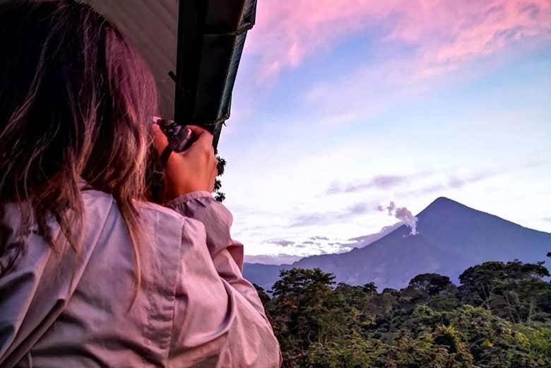 Disfrutando del tour de 2 días a Guatemala