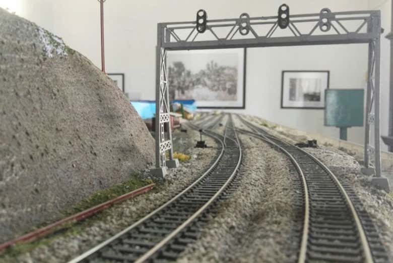 Maquette du Museo del Ferrocarril (Musée du Chemin de Fer)