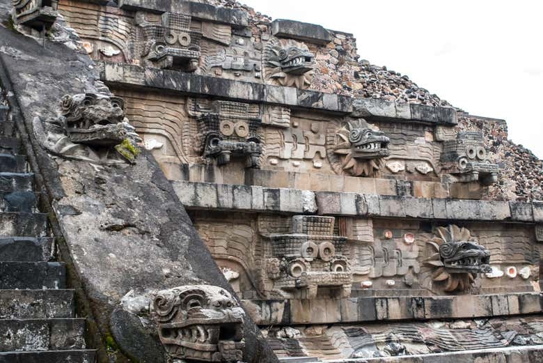 Architectural details at Teotihuacán