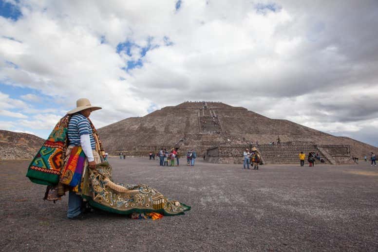 Uma das pirâmides do sítio arqueológico