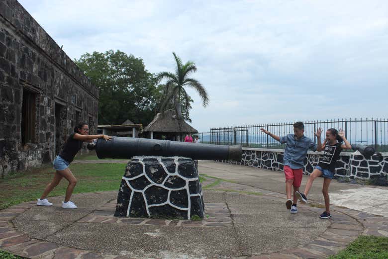 Visitando el fuerte de San Blas