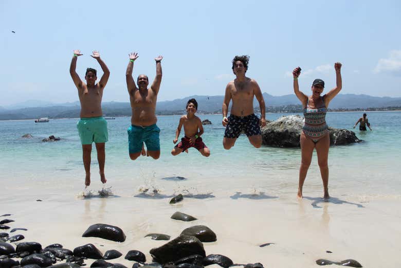 Diversión en las playas de la Isla del Coral