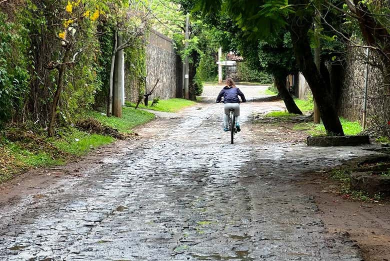 Uno de los caminos que recorreremos en Tepoztlán