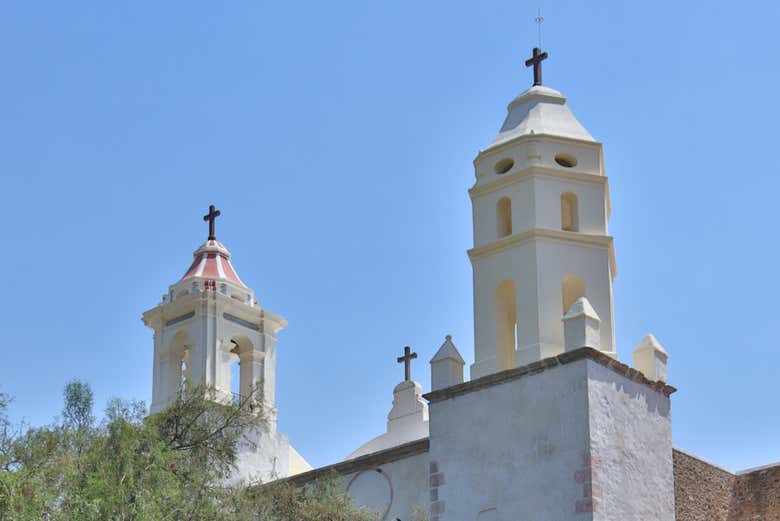 Detalle de las torres del Ex Convento Dominico de la Natividad