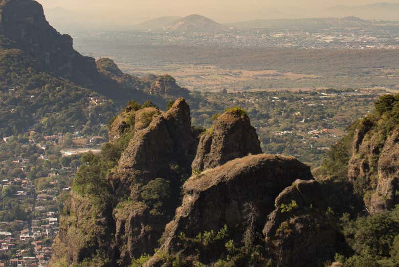 Vistas desde el cerro del Tepozteco