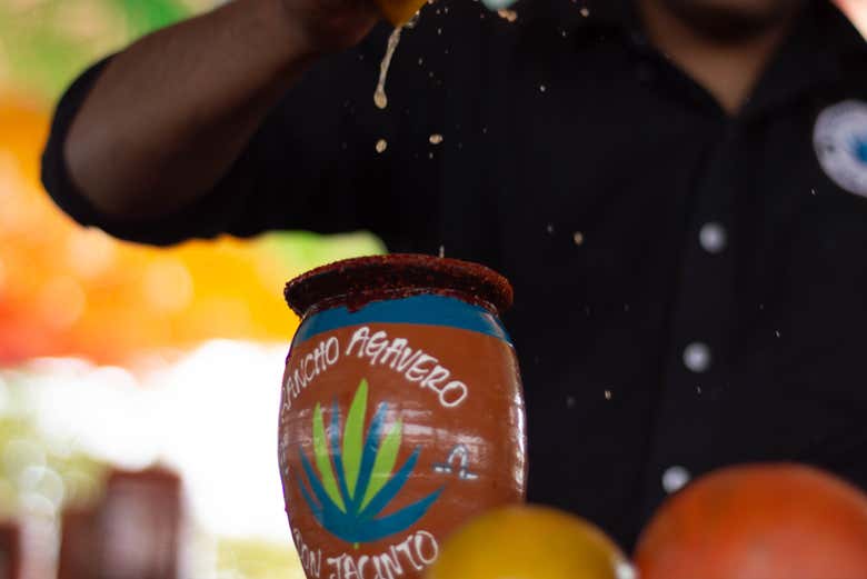 Un pequeño cántaro 