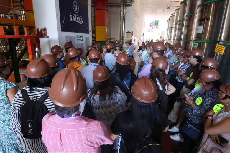 Recorrido en la destilería de Casa Sauza