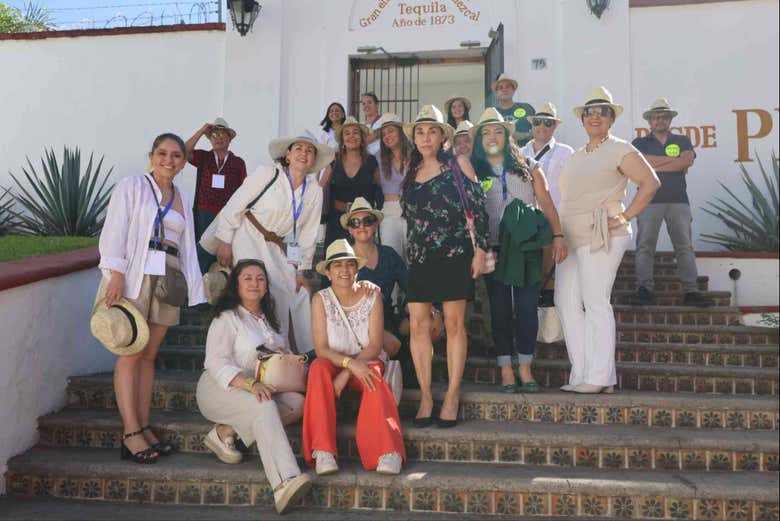 Al finalizar el recorrido por Casa Sauza 