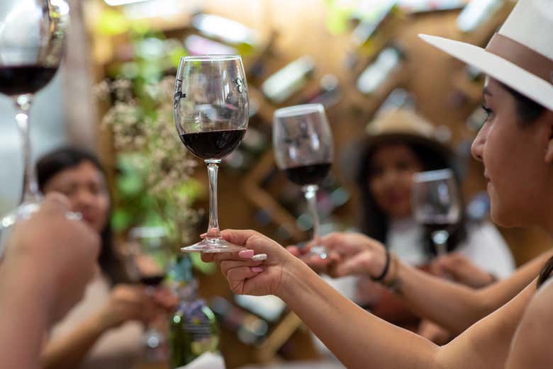 Tout est prêt pour la dégustation