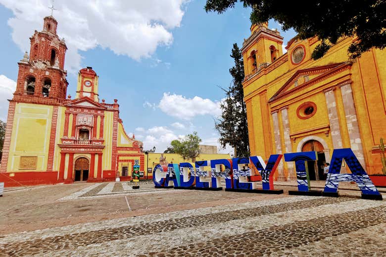 La piazza principale di Cadereyta