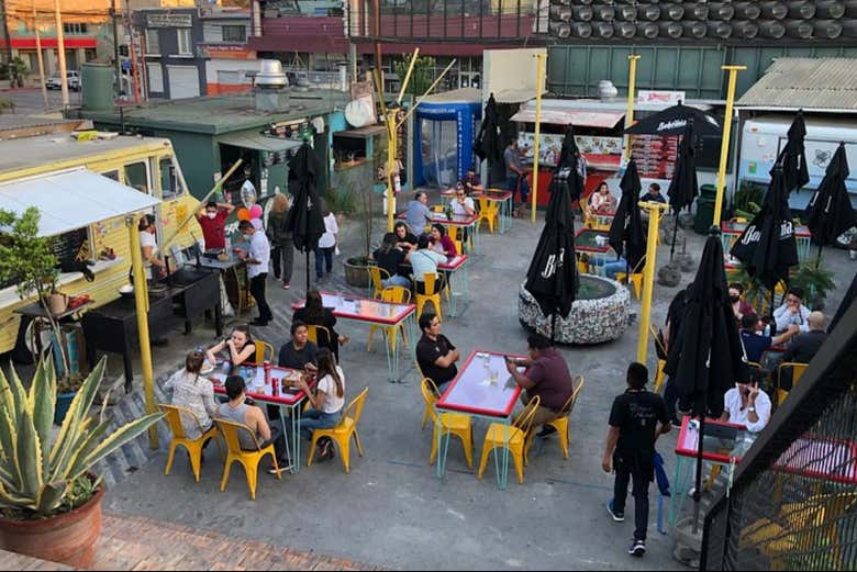 Parada para reponer fuerzas con la cocina de Tijuana