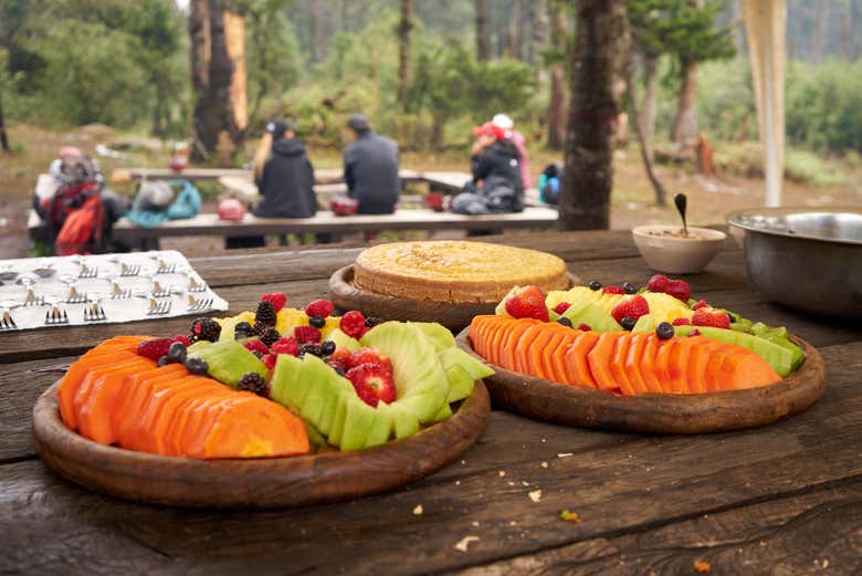Savoureux pique-nique à la Peña del Rey