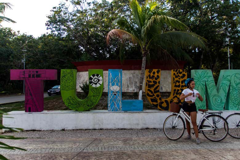 Durante o tour por Tulum