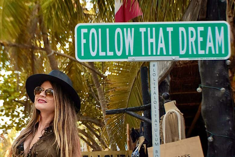 Snap a pic in front of the Follow That Dream