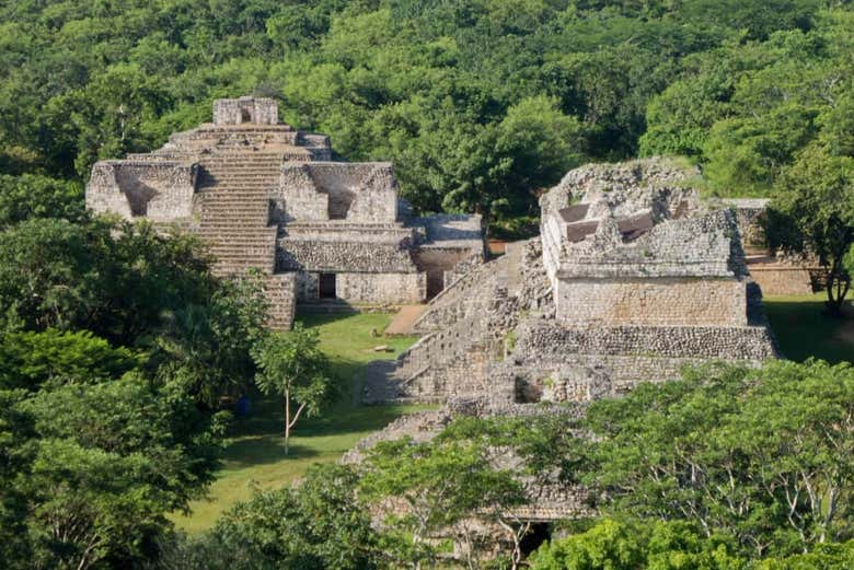 Vista aérea de Ek Balam