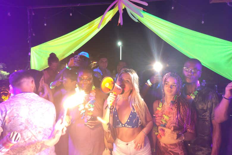 Diversão nas discotecas de Tulum