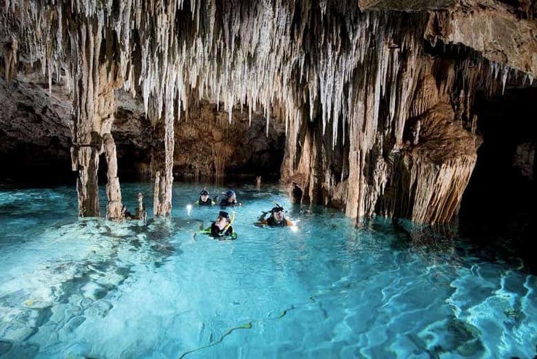 Cool off in a Maya cenote