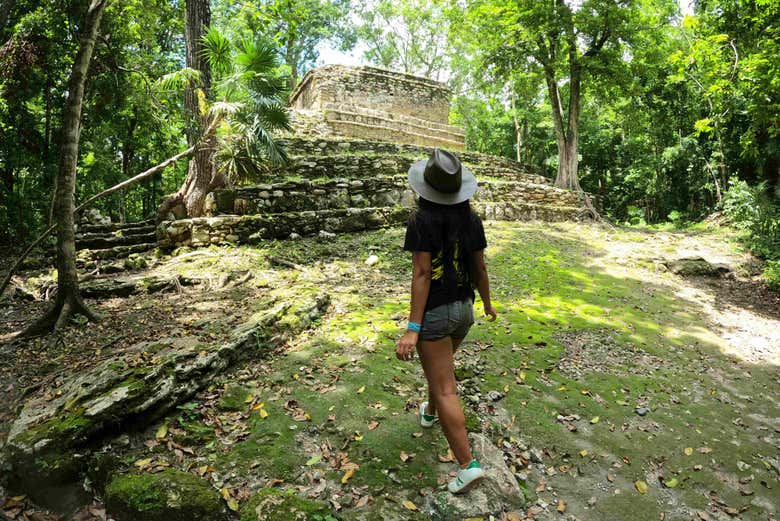 Stroll through the Maya ruins of Muyil