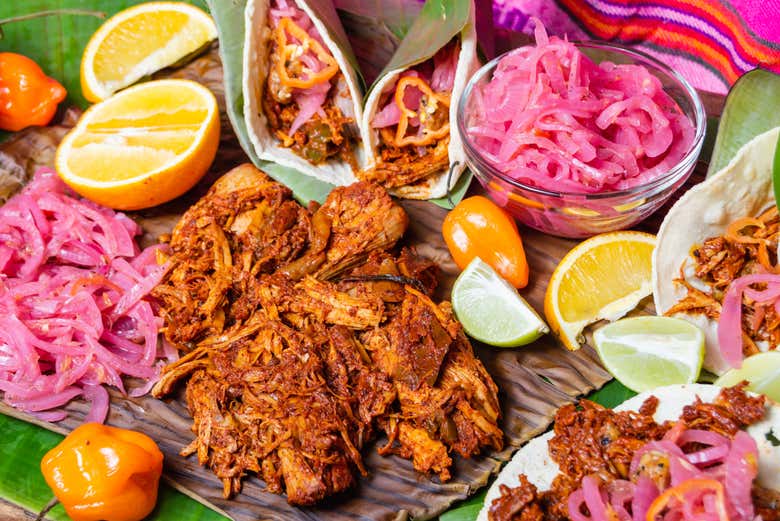 Cochinita pibil tacos