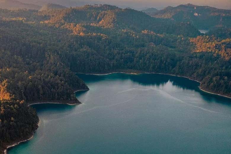 Las montañas del Parque Nacional Lagunas de Montebello