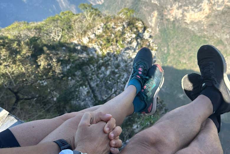 Desfrutando das vistas 