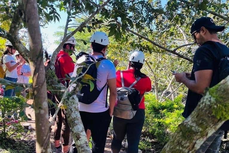 Ready for the rappelling activity