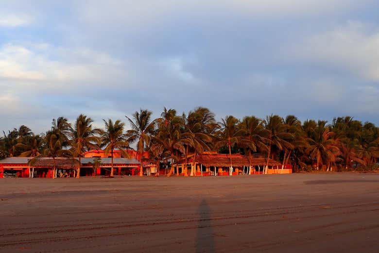 Disfrutando de la playa Puerto Arista