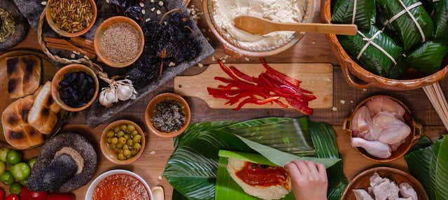 Cours de cuisine dans un village maya