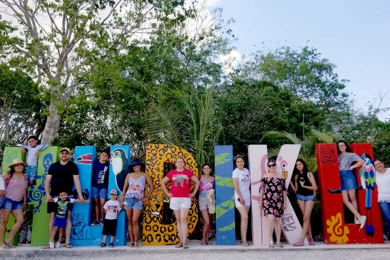Family fun at the cenote