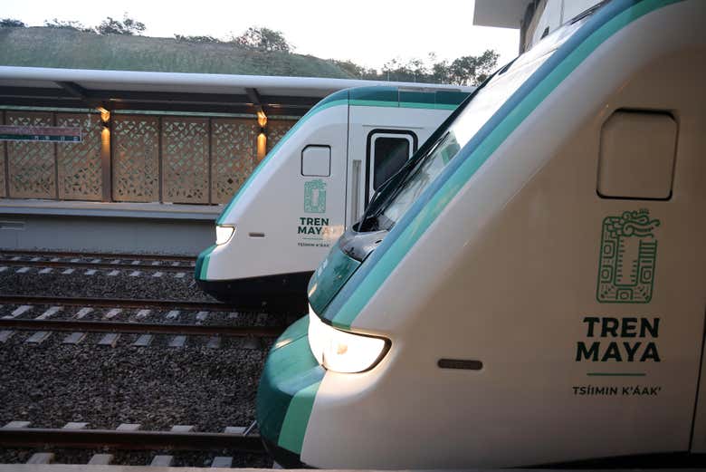 Todo listo para la salida del Tren Maya