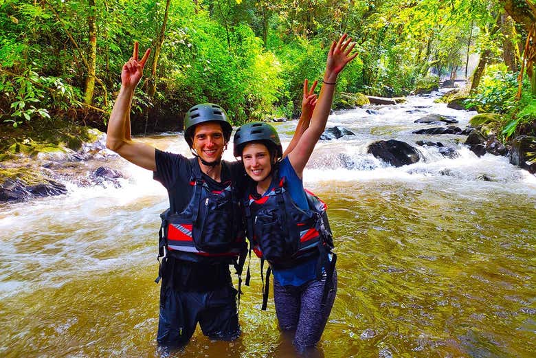 Disfrutando de la aventura