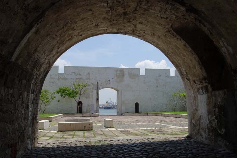 Recorriendo la fortaleza de San Juan de Ulúa