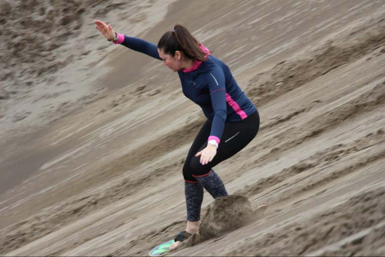 Surcando los grandes bancos de arena