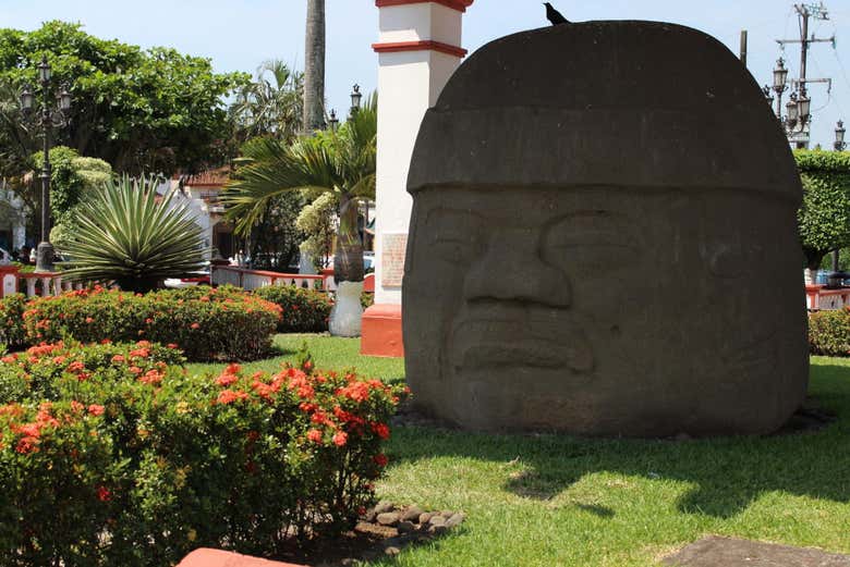 Cabeça colossal olmeca