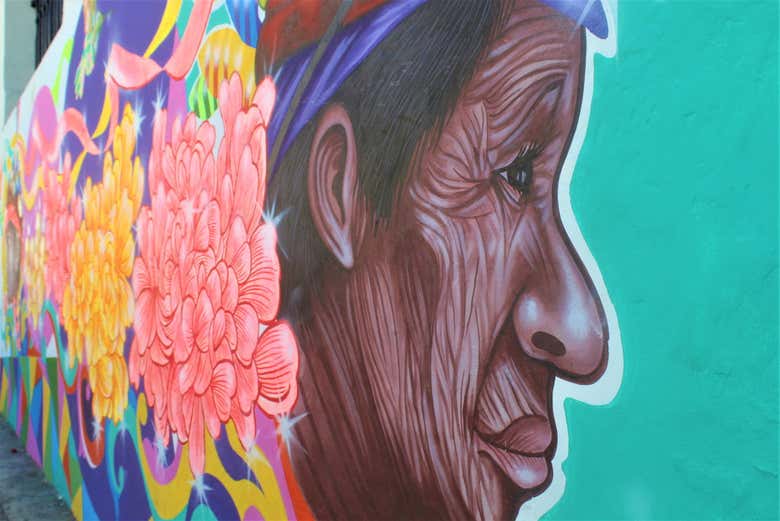 Mural en Papantla