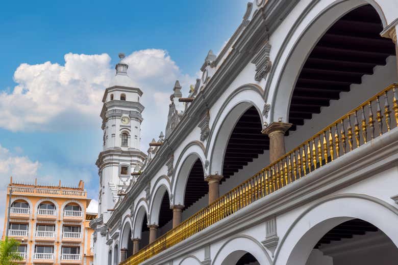 Stunning views of the Veracruz Municipal Palace