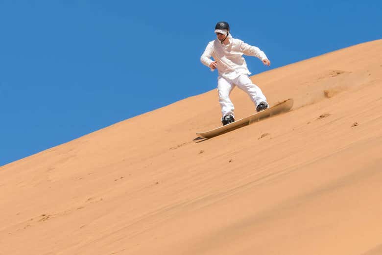Sandboarding in Chachalacas