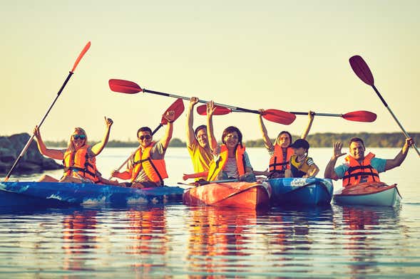 Kayak o paddle surf + Snorkel por la isla de Sacrificios