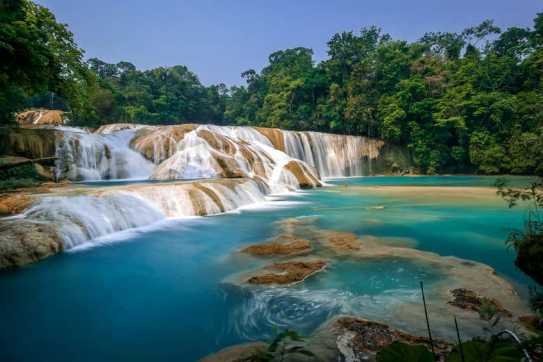 Agua Azul, en Chiapas