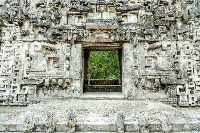 La casa de la Boca de la serpiente, en Calakmul