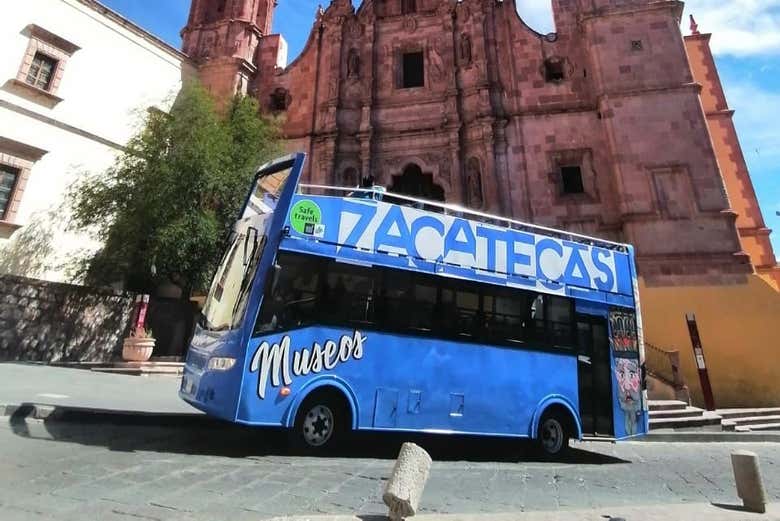 Autobús turístico de los museos de Zacatecas