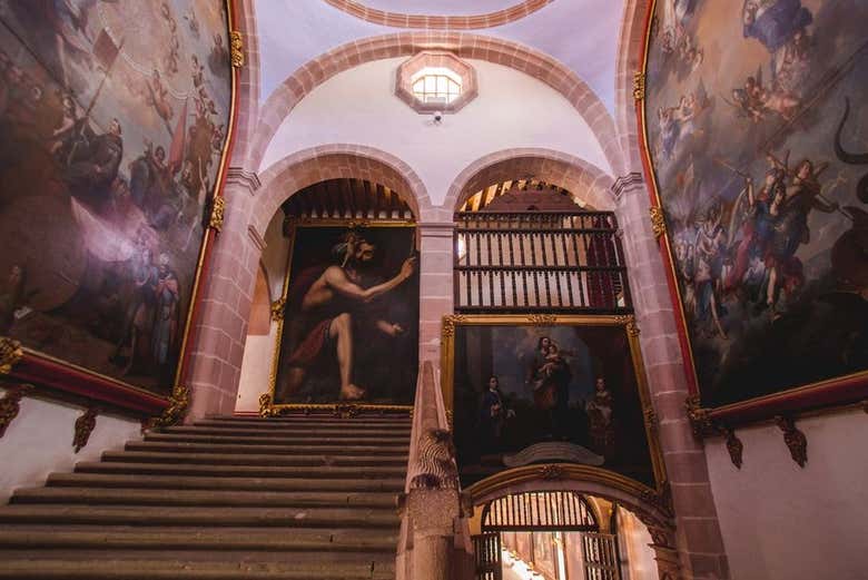 Interior del antiguo Colegio de Nuestra Señora de Guadalupe