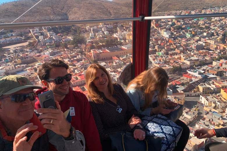 Get great views on the cable car