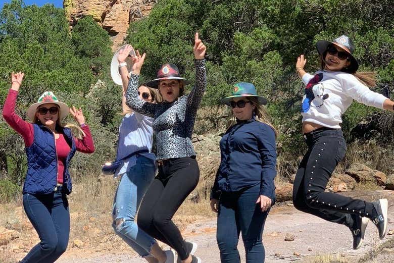 Disfrutando de la visita