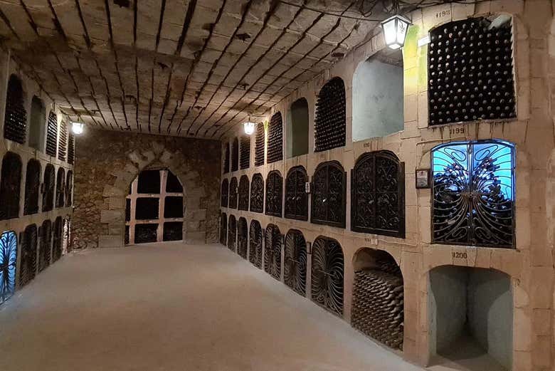 Coleção de vinhos da adega Mileștii Mici